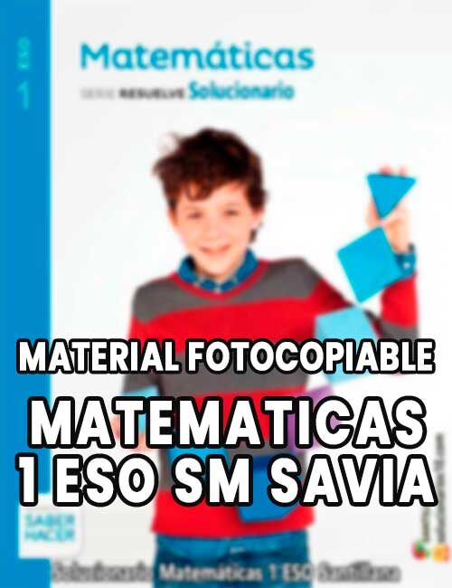 Matematicas 1 ESO Santillana Material Fotocopiable